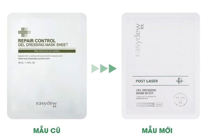 Mặt nạ tái tạo phục hồi và làm sáng da _ EasydewEX repair control gel dressing mask 